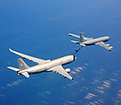 French C-135FR refuels RAF A330 MRTT