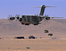 A400M Desert Cargo Drop Concept