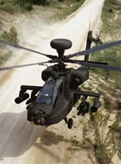 AH-64D Longbow Over Road