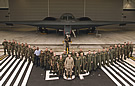 B-2 with Squadron Personnel