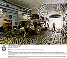 Bushmaster loads in RAAF C-17