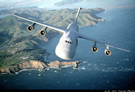 C-5 Galaxy Over SF Bay