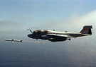 EA-6B launches AGM-88 HARM missile