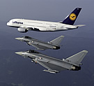 A380 escorts