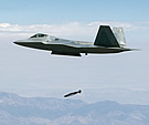 F-22 Drops JDAM