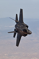 F-35A knife-edge
