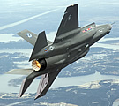 AIR F-35 Left Wingover Rear View
