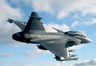 JAS-39 Gripen fighter plane