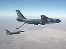 KC-135 Refuels Norwegian F-16 Afghanistan Nordetman