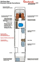 King Air 350 ISR layout
