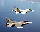 MiG-29 German and F-16 USAF