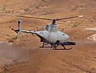 MQ-8A fires Hydra