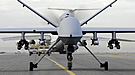 air uav mq 9 reaper armed frontal taxiing