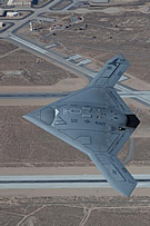 X-47B over Edwards AFB