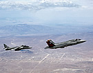 X-35B and Harrier