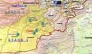 Afghanistan ISAF British Zone Map
