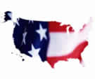 USA with Flag Overlay