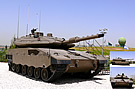 Merkava-4 Moving Turret Slewed