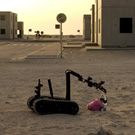 Robot TALON w IED Iraq