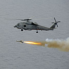 S-70B fires AGM-119 Penguin