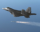 F-22A fires AMRAAM