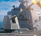 ORD Naval Mk45 MOD4 127mm-62 Firing