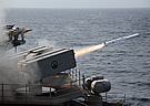 CVN 77's MK29 fires ESSM