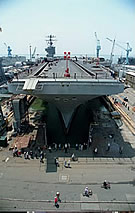 CVN-68 Nimitz in Dry Dock