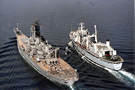 1991: HMCS Protecteur and BB-64 USS Wisconsin