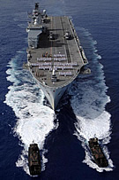 LPH HMS Ocean & LCVPs