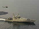SHIP OPV HMAS Armidale and UH-1