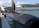 SSN-755 USS Miami docked in Everglades
